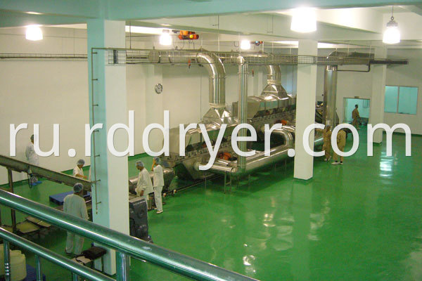 ZLG 8.5x0.9 vibrating fluidized bed dryer